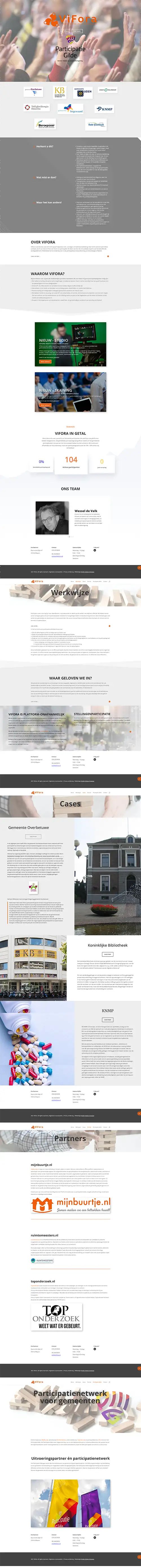 Schermafbeelding van de website Vifora